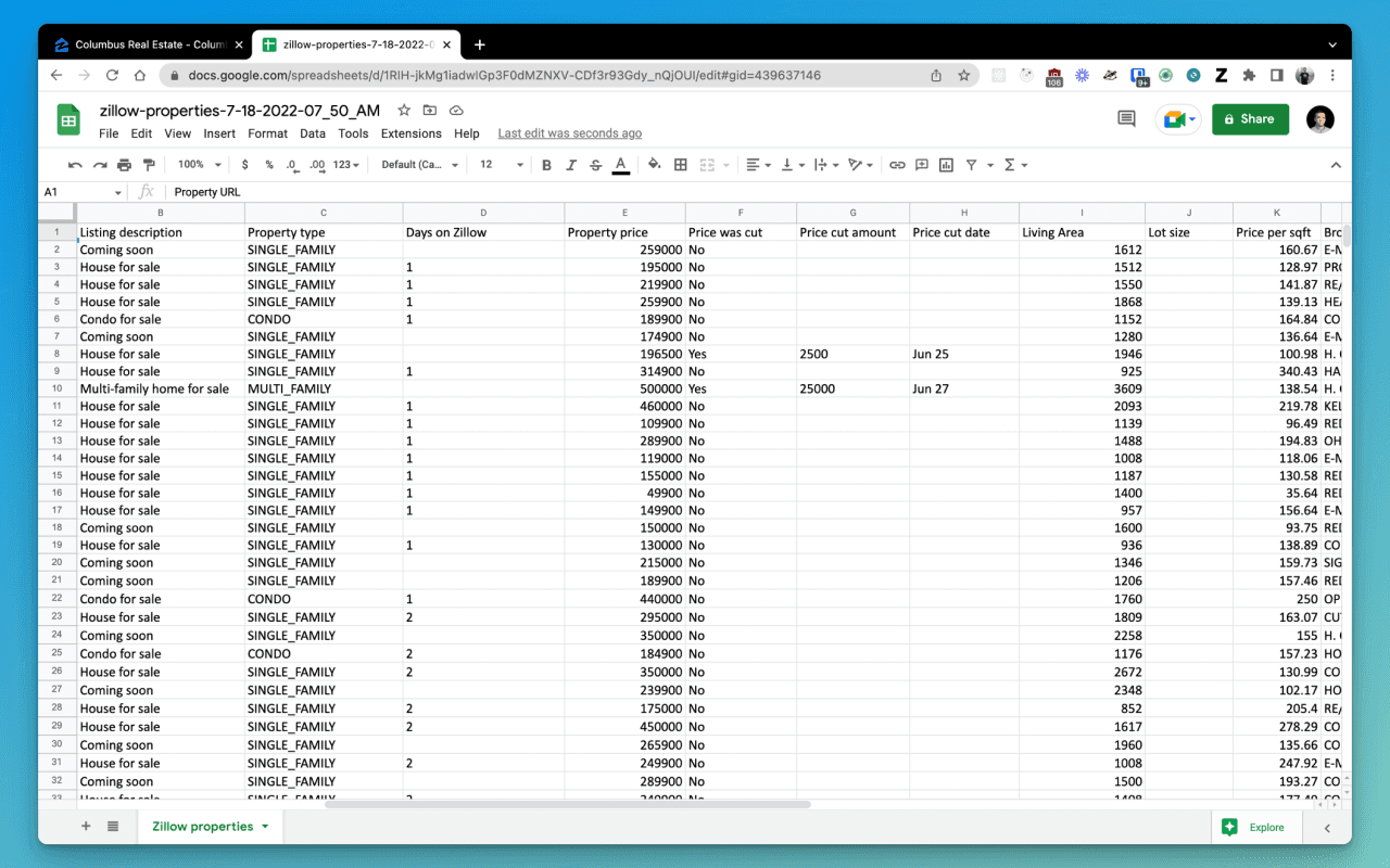 Image of Zillow Data Exporter extension